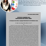 Öğretim Üyemizin AHCI Kapsamındaki Dergide Yayını